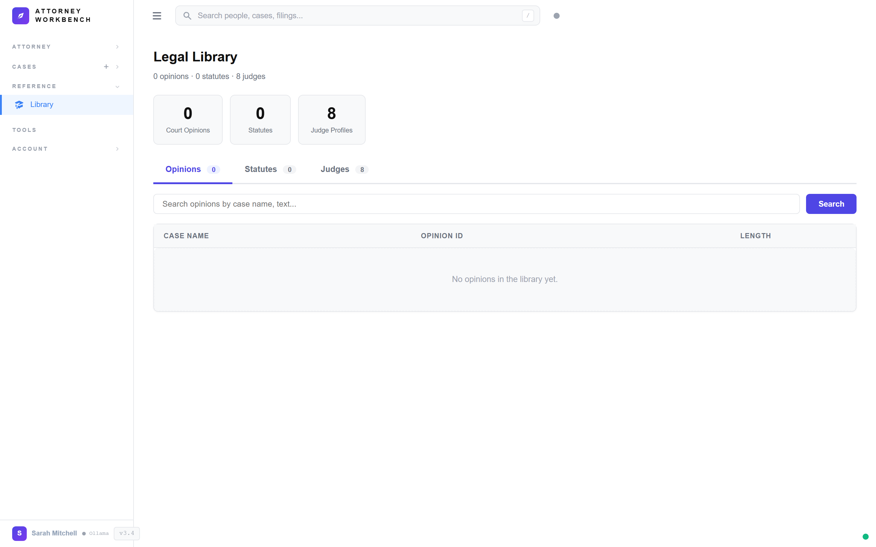 Citation library with pre-verified authorities organized by legal topic