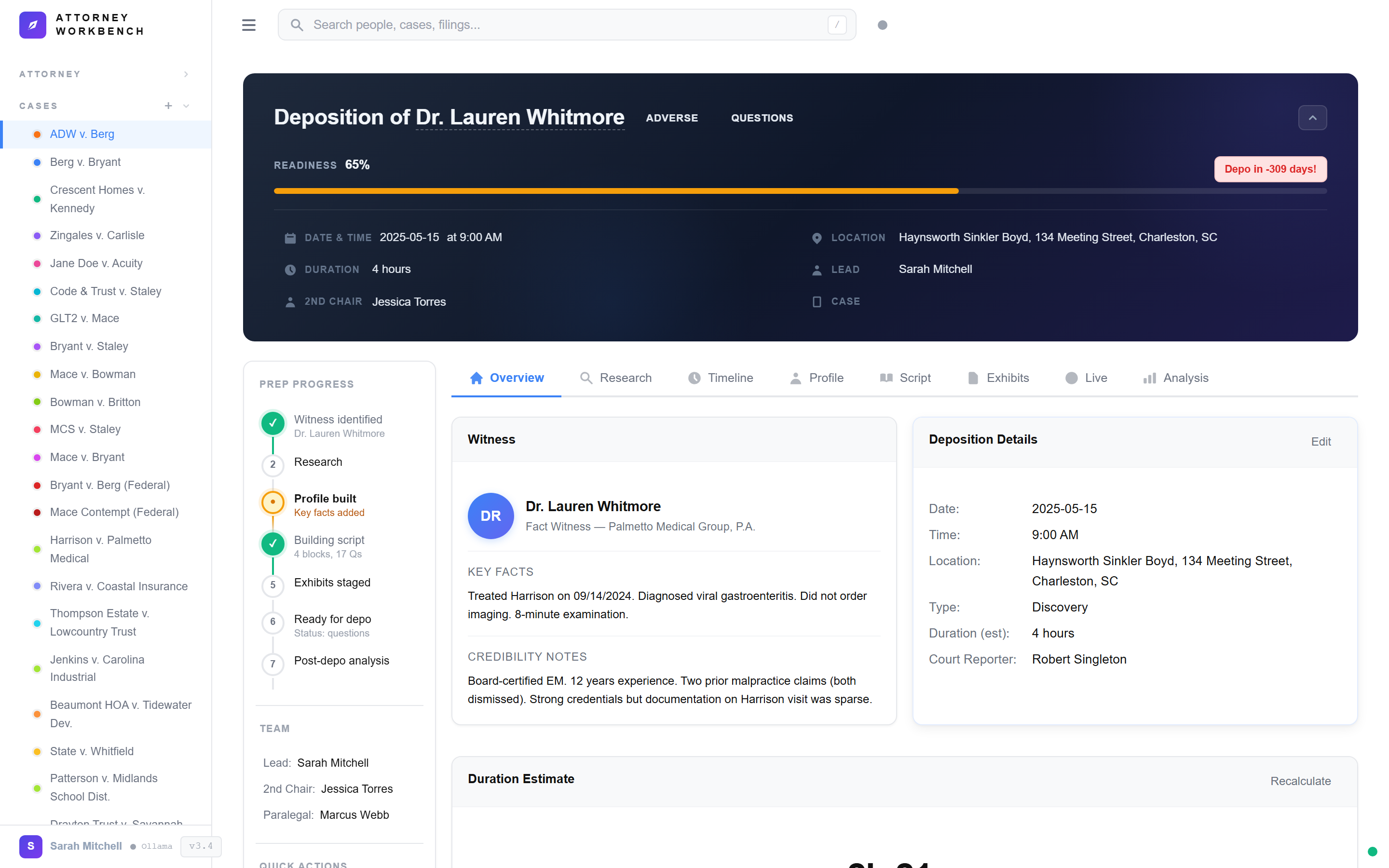 Question priority tiers showing Kill, Essential, and Bonus classifications with color-coded indicators
